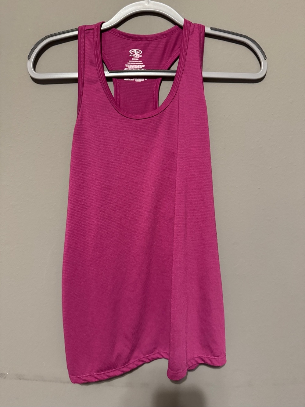 Athletic Works Fuchsia Racerback Tank Top
